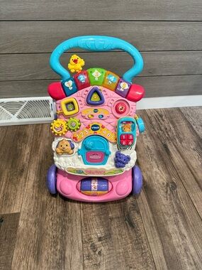 Pink and Blue Activity Walker - Interactive Learning Toy
